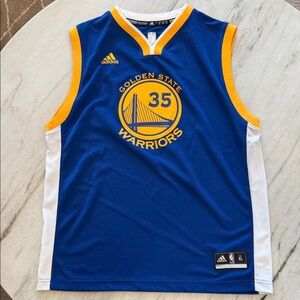 adidas Golden State Warriors Kevin Durant #35 aka The Death Lineup Kids Jersey
